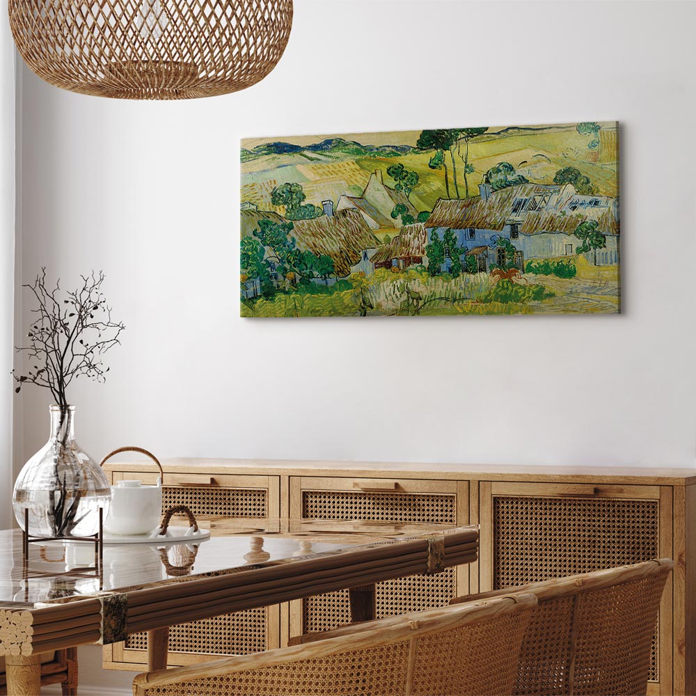 Leinwandbild - Vincent Van Gogh – Farms near Auvers – Bild 7