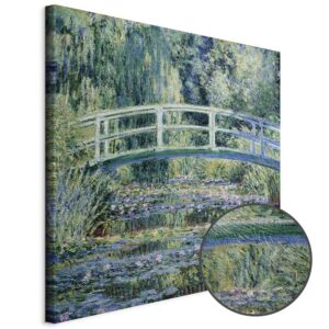 Leinwandbild - Claude Monet – Footbridge in Giverny