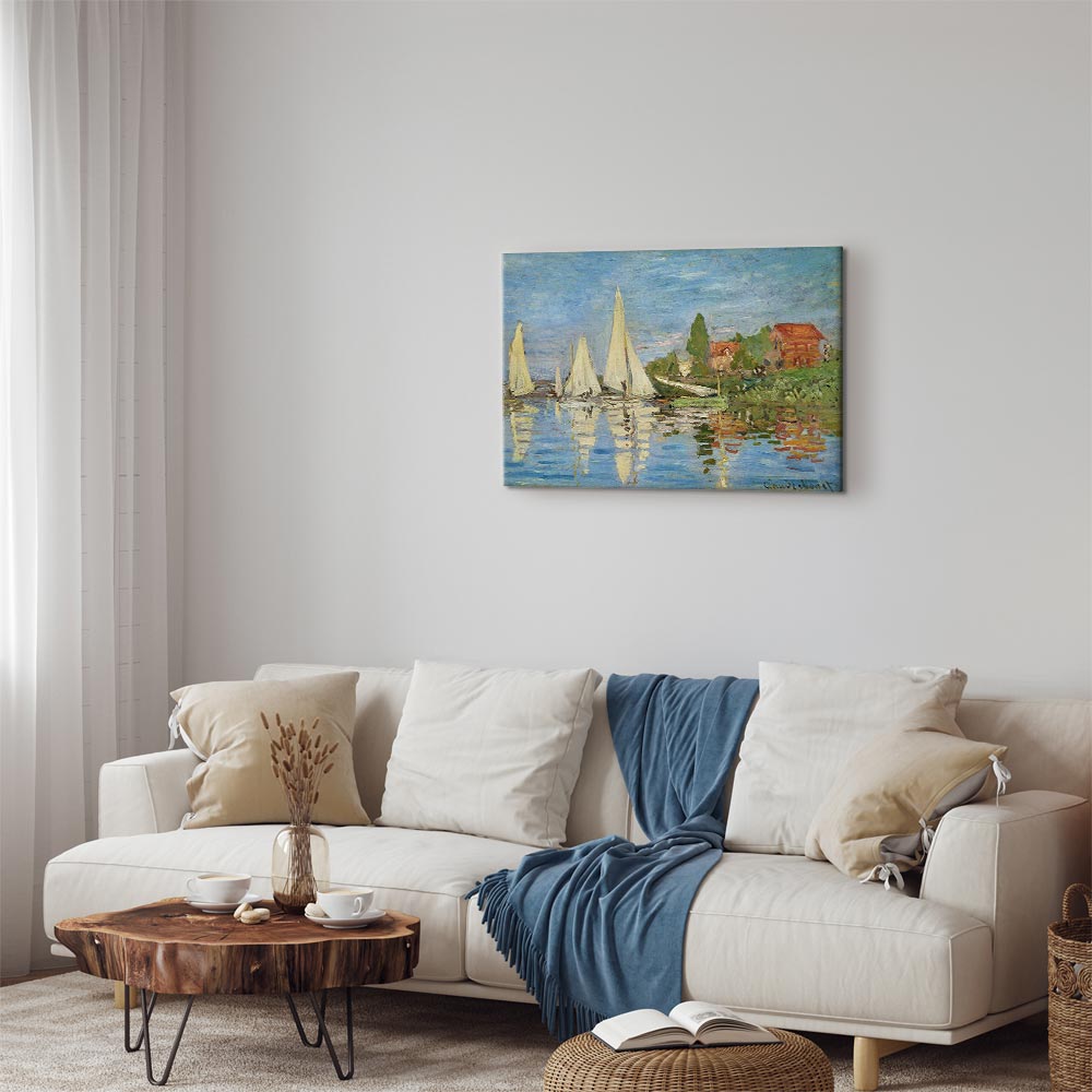 Leinwandbild - Claude Monet – Regattas at Argenteuil – Bild 5