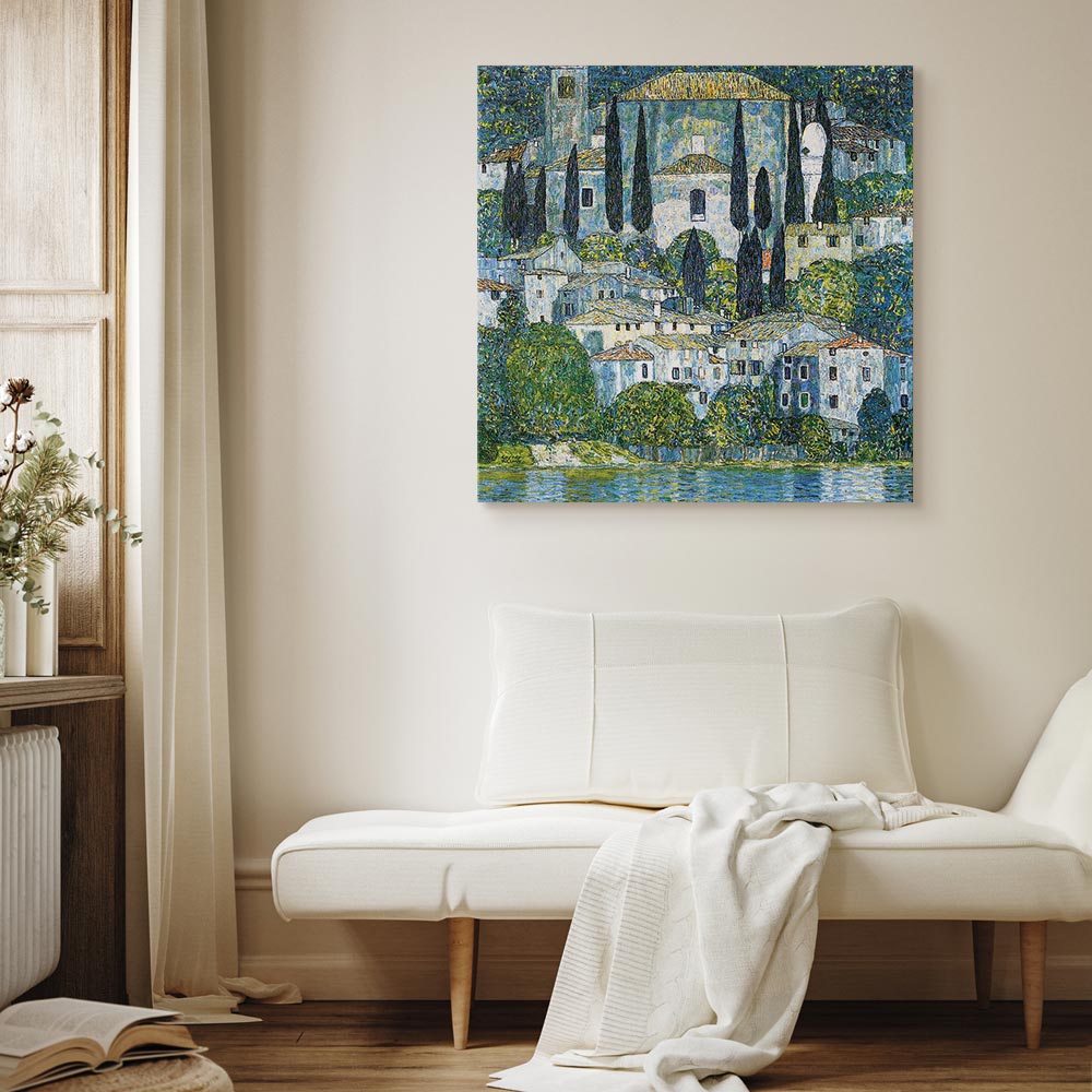 Leinwandbild - Gustav Klimt – Church in Casson – Bild 5