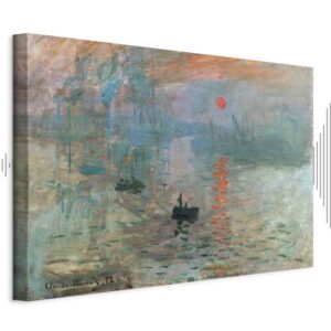 Leinwandbild - Claude Monet – Impression, Sunrise