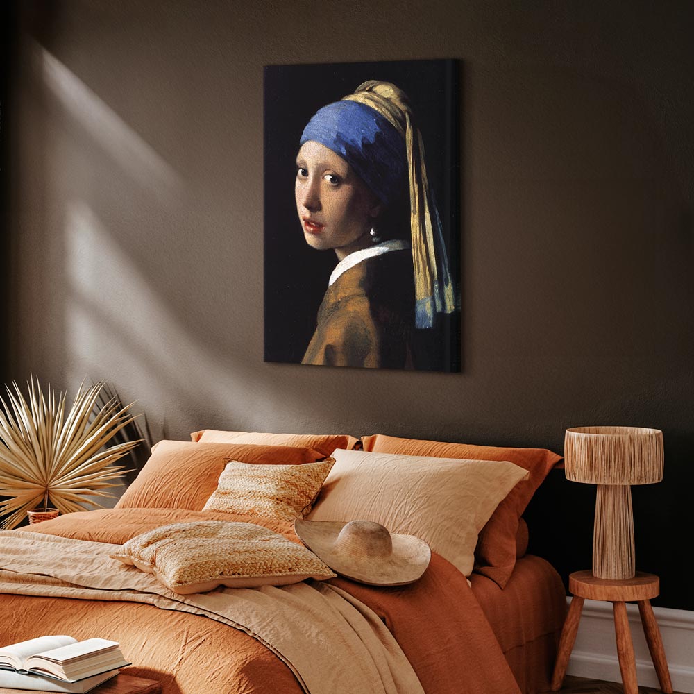 Leinwandbild - Jan Vermeer – Girl with a Pearl Earring – Bild 5