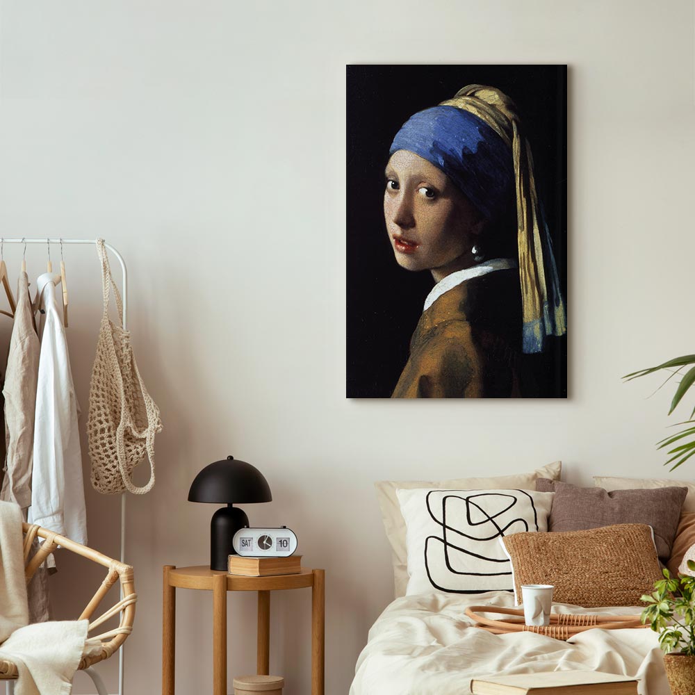 Leinwandbild - Jan Vermeer – Girl with a Pearl Earring – Bild 6