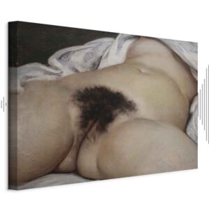 Leinwandbild - Gustave Courbet – The Origin of the World