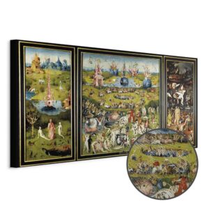 Leinwandbild - Hieronymus Bosch – The Garden of Earthly Delights