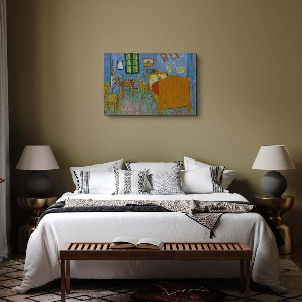 Leinwandbild - Vincent van Gogh – Bedroom in Arles – Bild 6