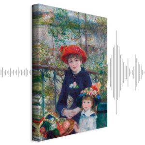 Leinwandbild - Pierre-Auguste Renoir – Two Sisters (On the Terrace)