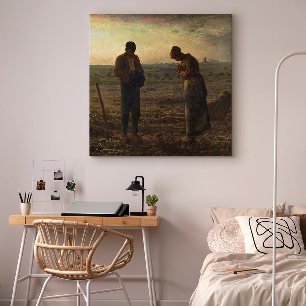 Leinwandbild - Jean-François Millet – The Angelus – Bild 6