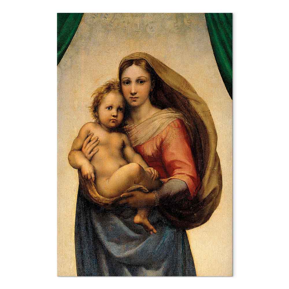 Leinwandbild - Raphael – Sistine Madonna (fragment) – Bild 2