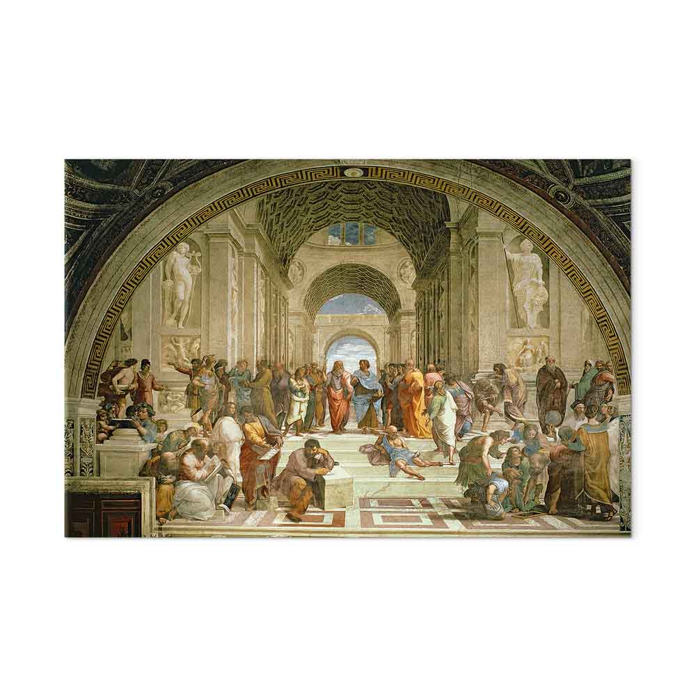 Leinwandbild - Raphael – The School of Athens – Bild 2