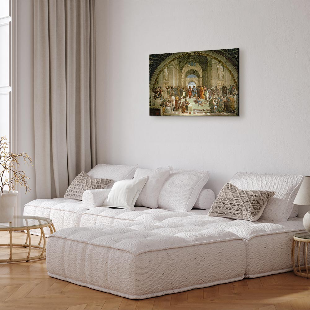 Leinwandbild - Raphael – The School of Athens – Bild 5