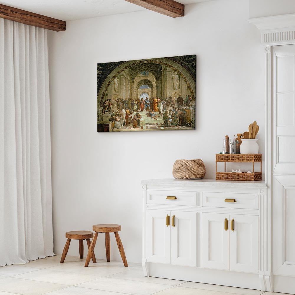 Leinwandbild - Raphael – The School of Athens – Bild 7