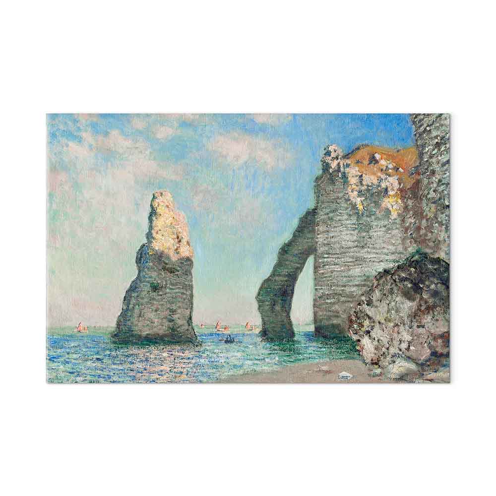 Leinwandbild - Claude Monet – Cliffs at Étretat – Bild 2