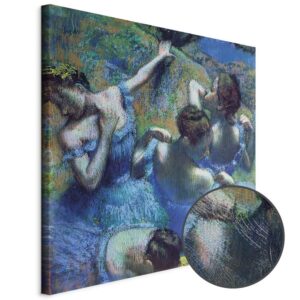 Leinwandbild - Edgar Degas – Blue Dancers II