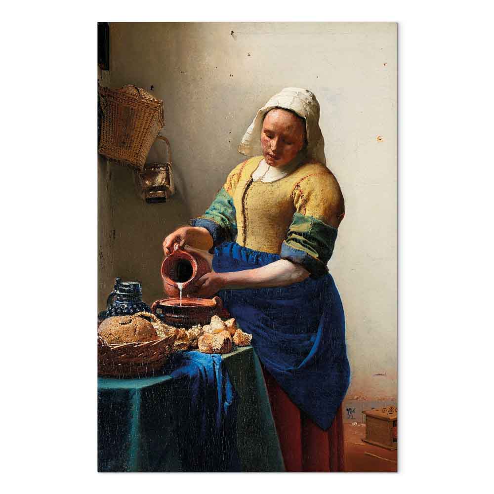 Leinwandbild - Jan Vermeer – The Milkmaid – Bild 2