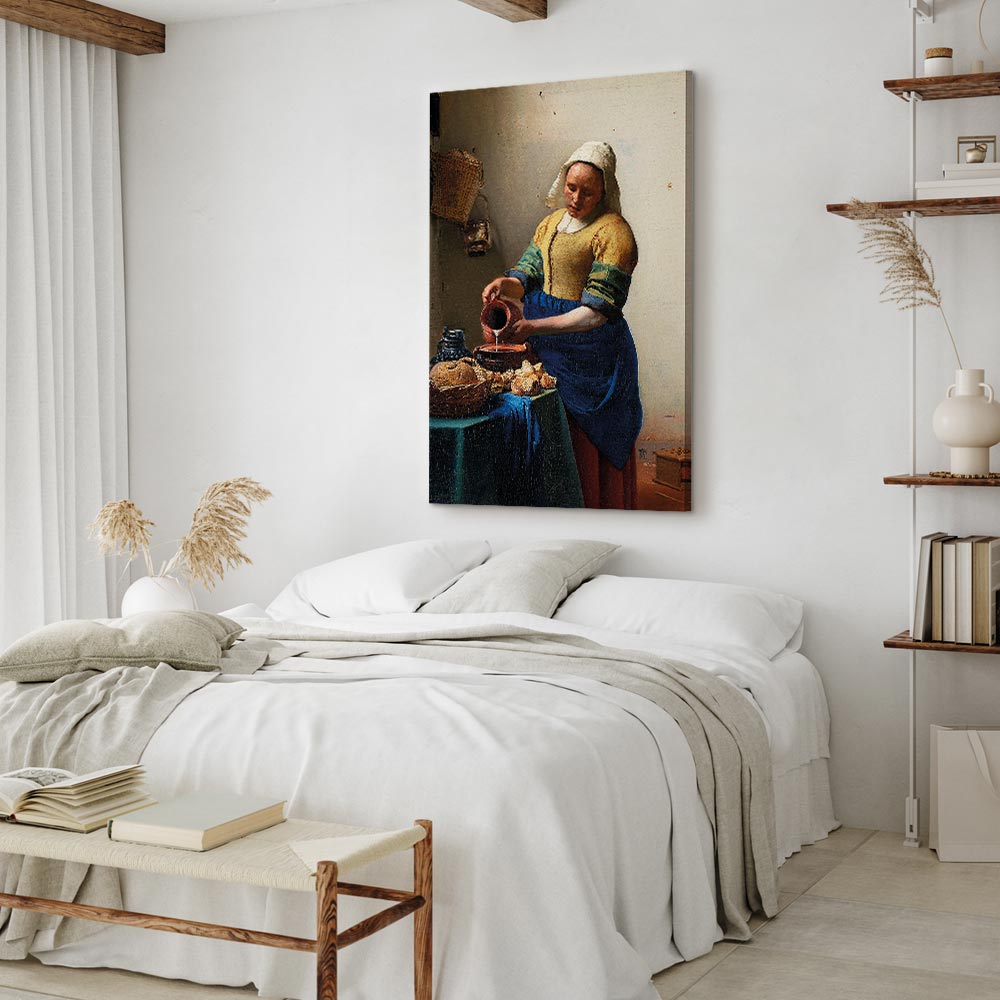 Leinwandbild - Jan Vermeer – The Milkmaid – Bild 6