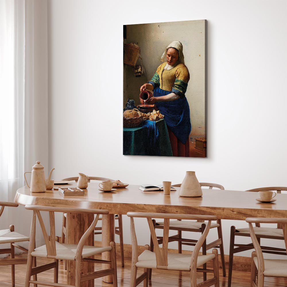 Leinwandbild - Jan Vermeer – The Milkmaid – Bild 7