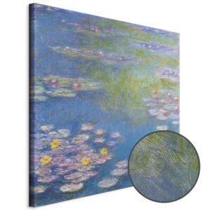 Leinwandbild - Claude Monet – Water lilies in Giverny