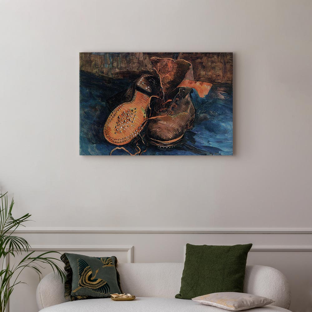 Leinwandbild - Vincent van Gogh – A Pair of Shoes – Bild 5