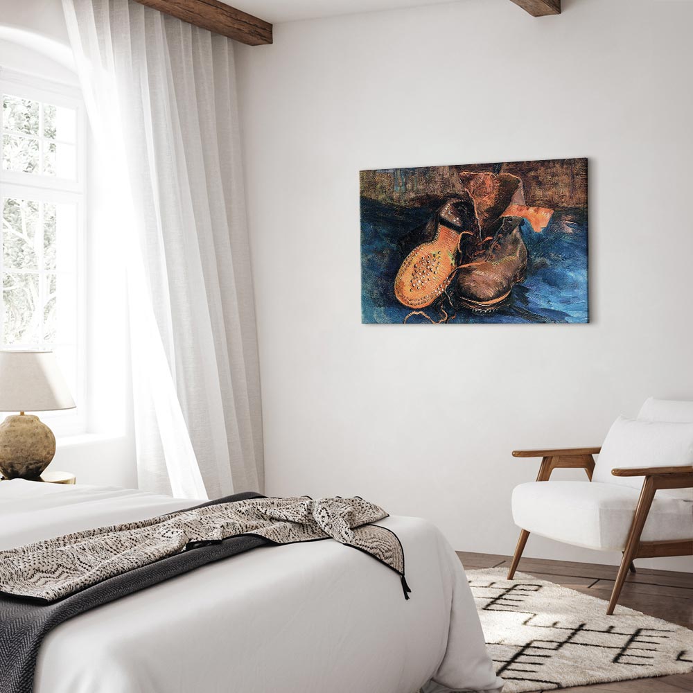 Leinwandbild - Vincent van Gogh – A Pair of Shoes – Bild 6