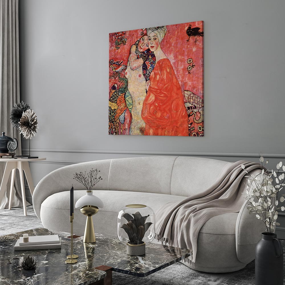 Leinwandbild - Gustav Klimt – The Women Friends – Bild 5