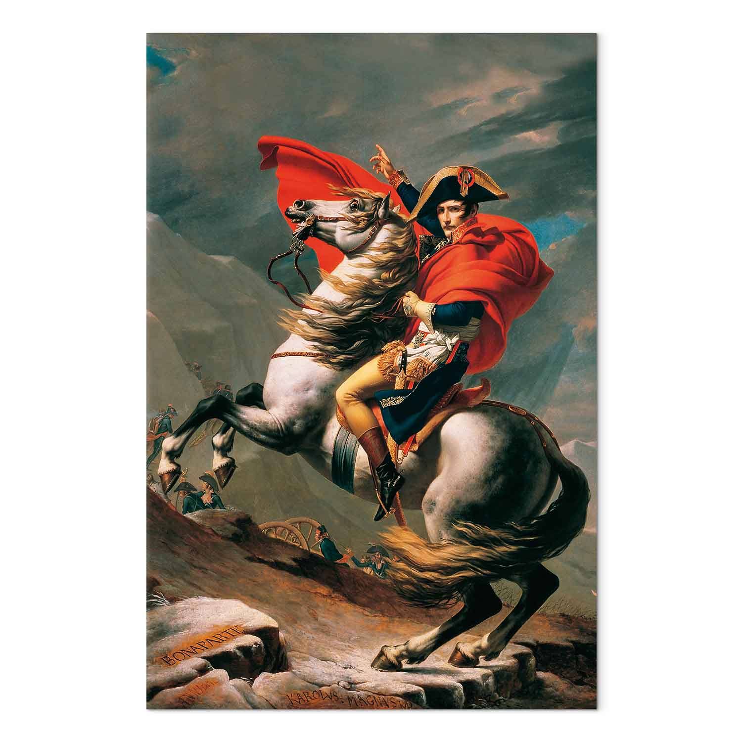 Leinwandbild - Jacques-Louis David – Napoleon Crossing the Alps – Bild 2