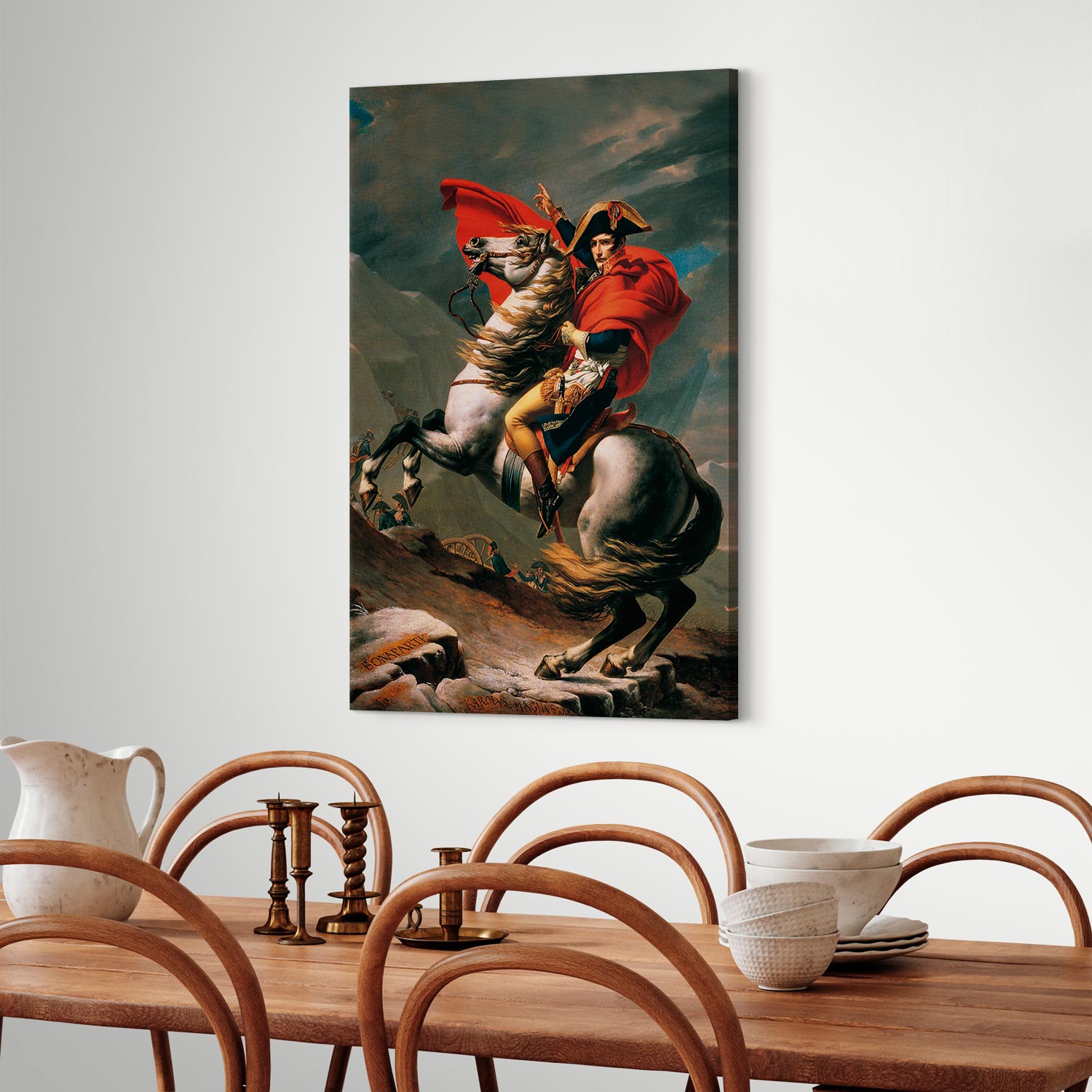 Leinwandbild - Jacques-Louis David – Napoleon Crossing the Alps – Bild 7