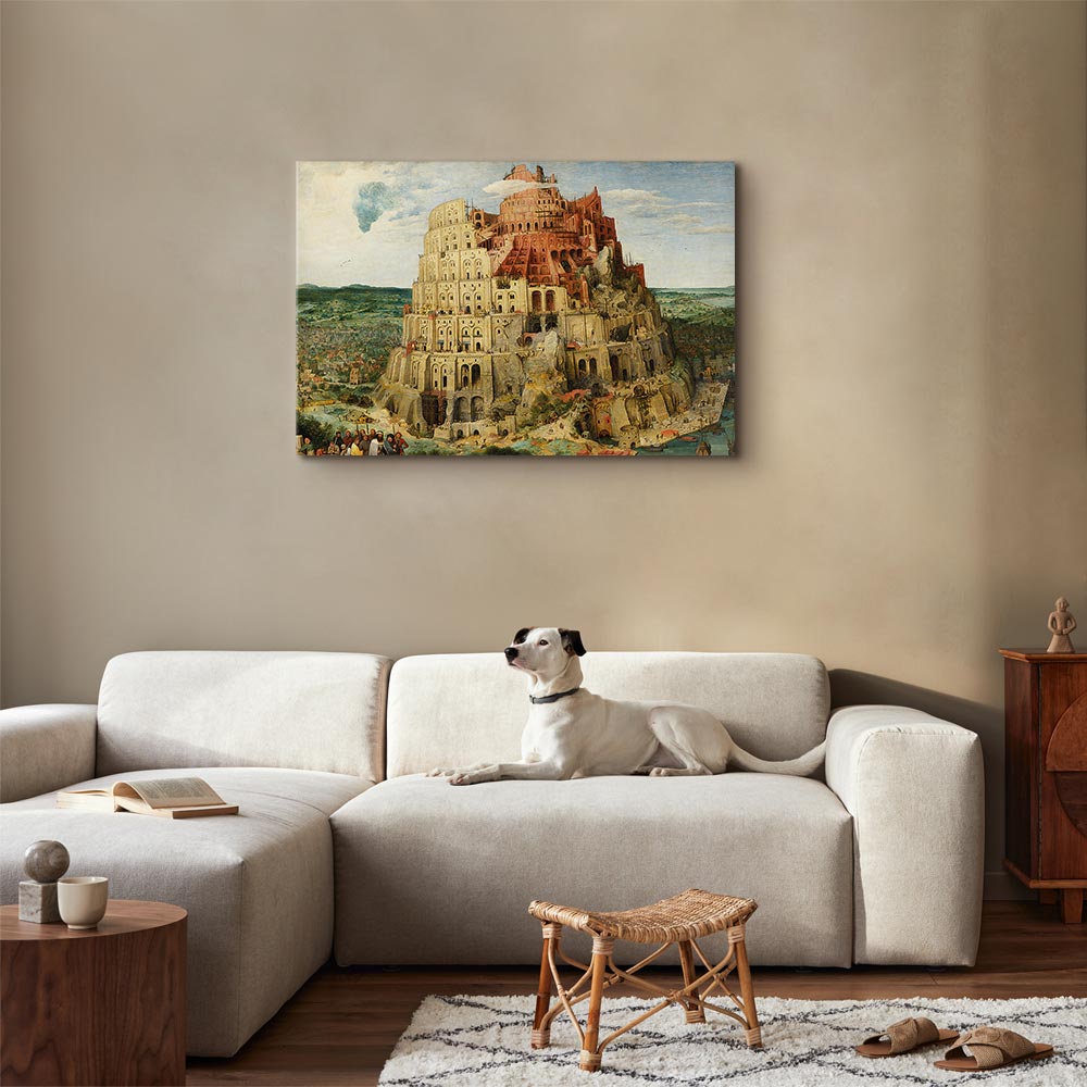 Leinwandbild - Pieter Bruegel the Elder – The Tower of Babel – Bild 5