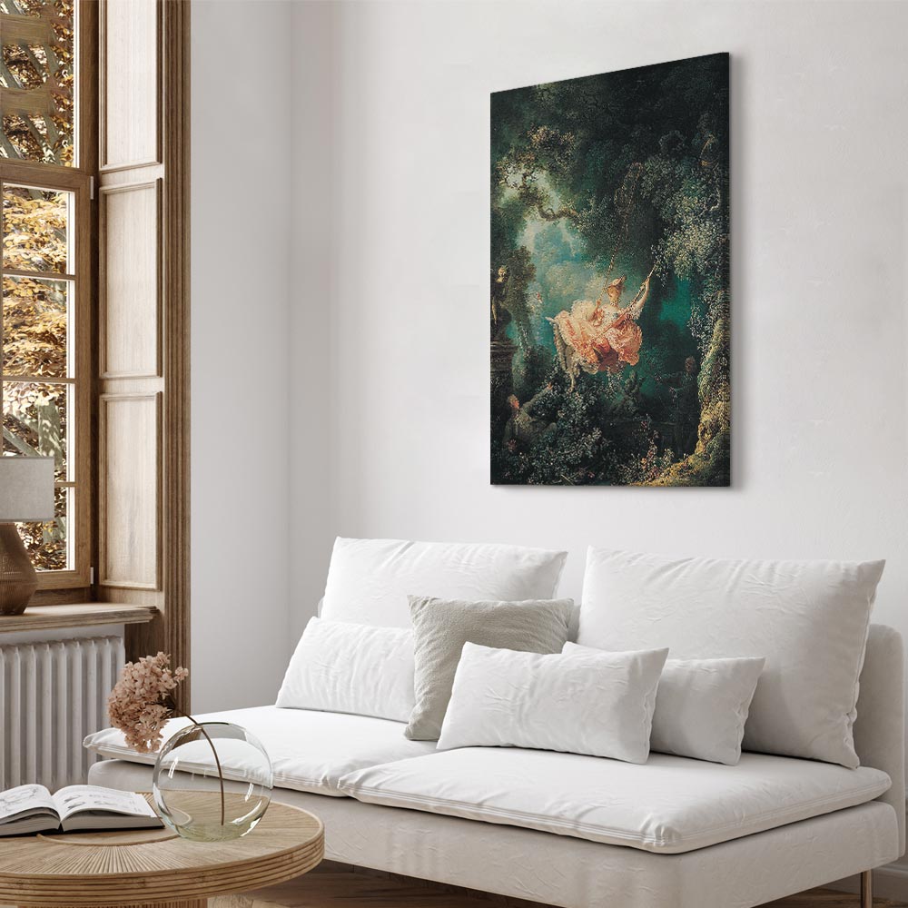 Leinwandbild - Jean-Honoré Fragonard – The Swing – Bild 5