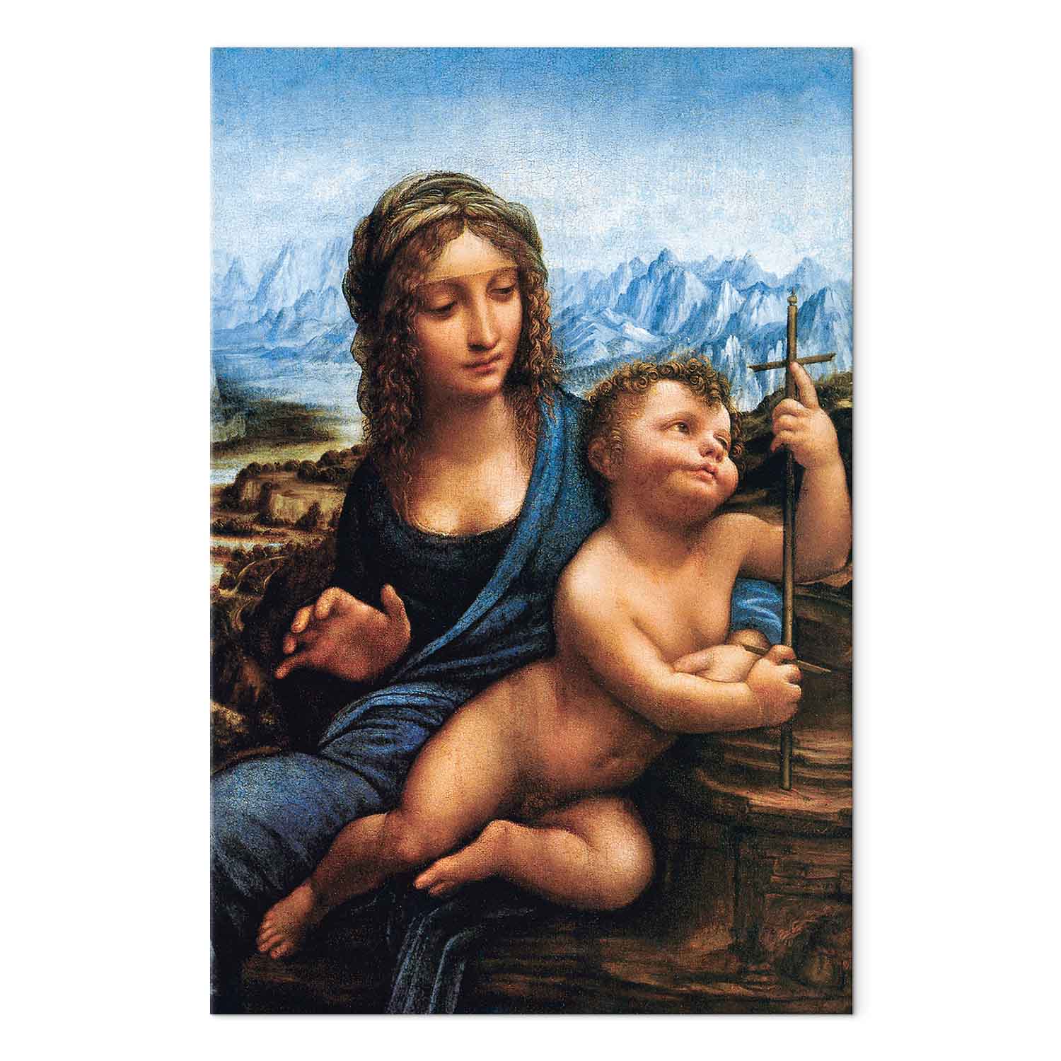 Wandbild XXL - Leonardo da Vinci – Madonna of the Yarnwinder – Bild 2