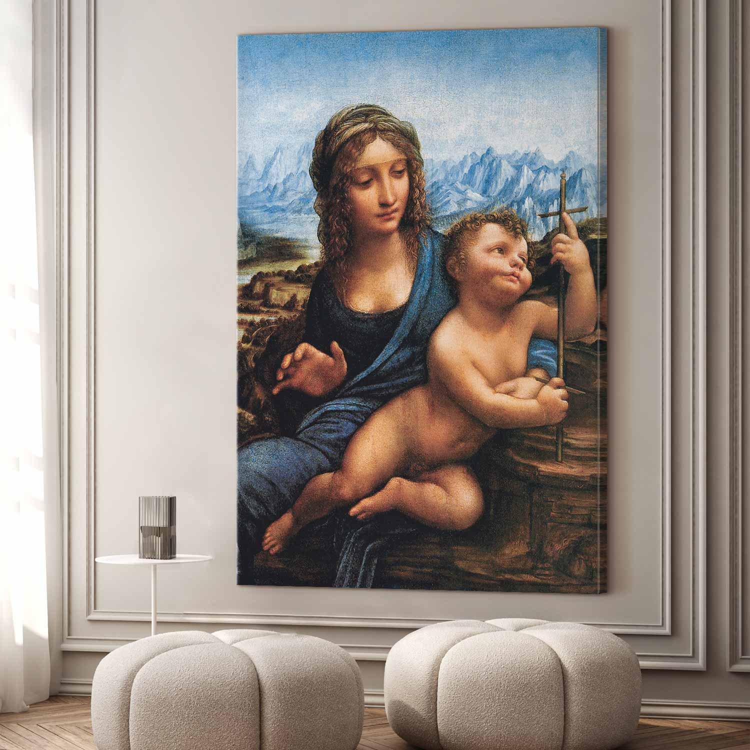 Wandbild XXL - Leonardo da Vinci – Madonna of the Yarnwinder – Bild 5