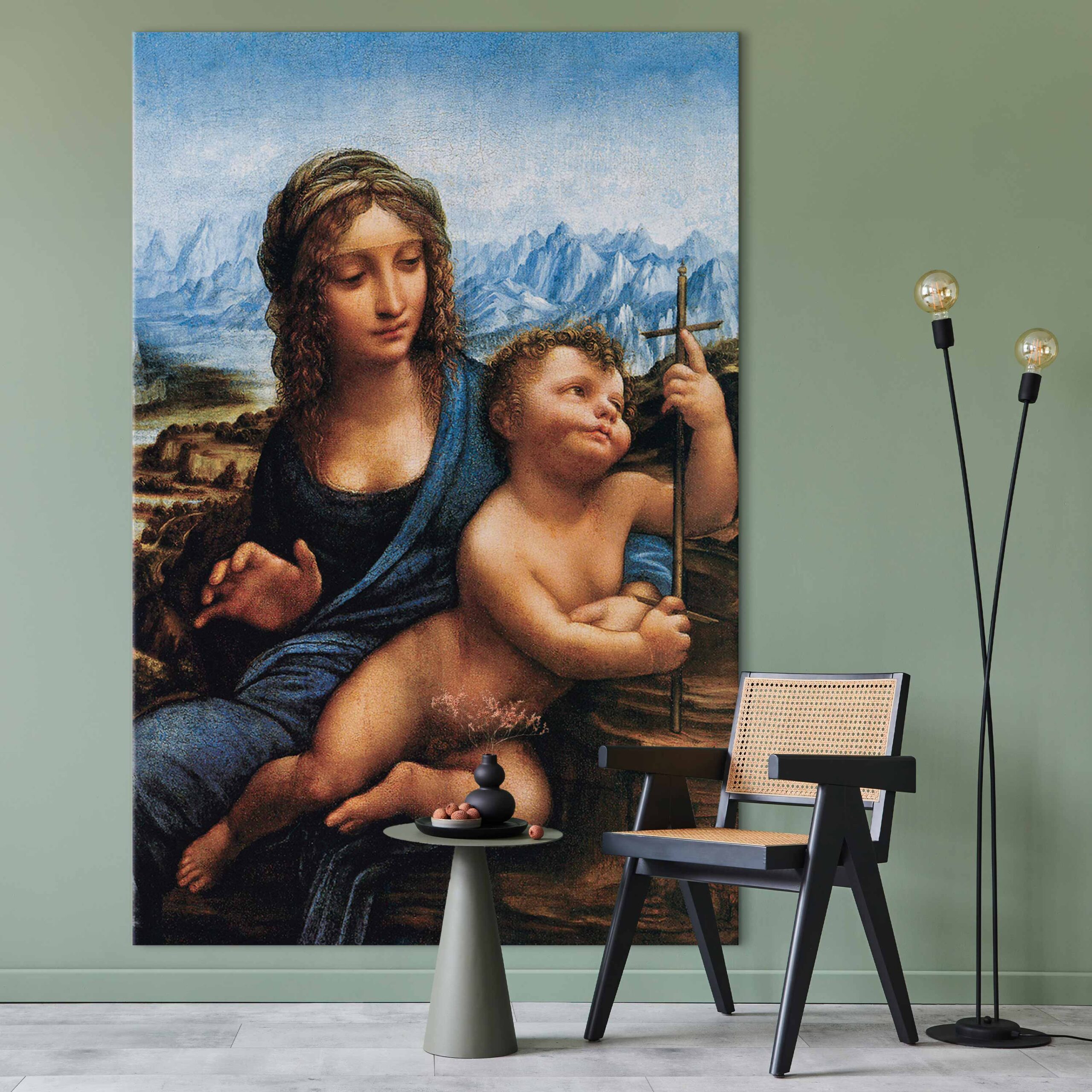 Wandbild XXL - Leonardo da Vinci – Madonna of the Yarnwinder – Bild 6