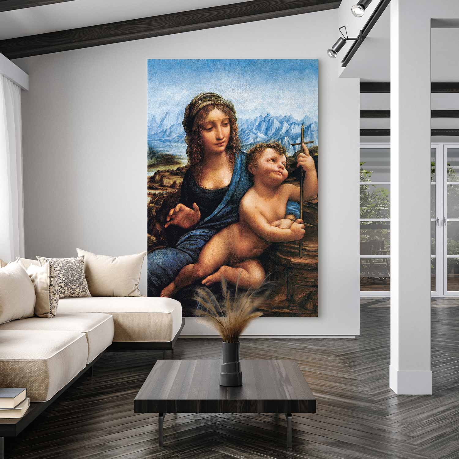 Wandbild XXL - Leonardo da Vinci – Madonna of the Yarnwinder – Bild 7