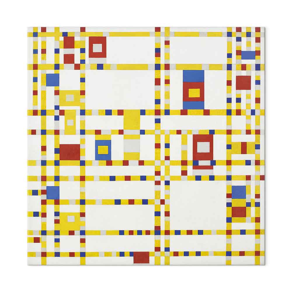 Leinwandbild - Piet Mondrian – Broadway Boogie Woogie – Bild 2