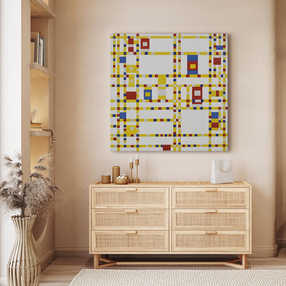 Leinwandbild - Piet Mondrian – Broadway Boogie Woogie – Bild 5