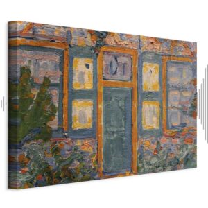 Leinwandbild - Piet Mondrian – House in Sunlight