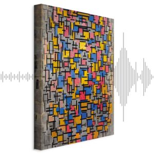 Leinwandbild - Piet Mondrian – Composition