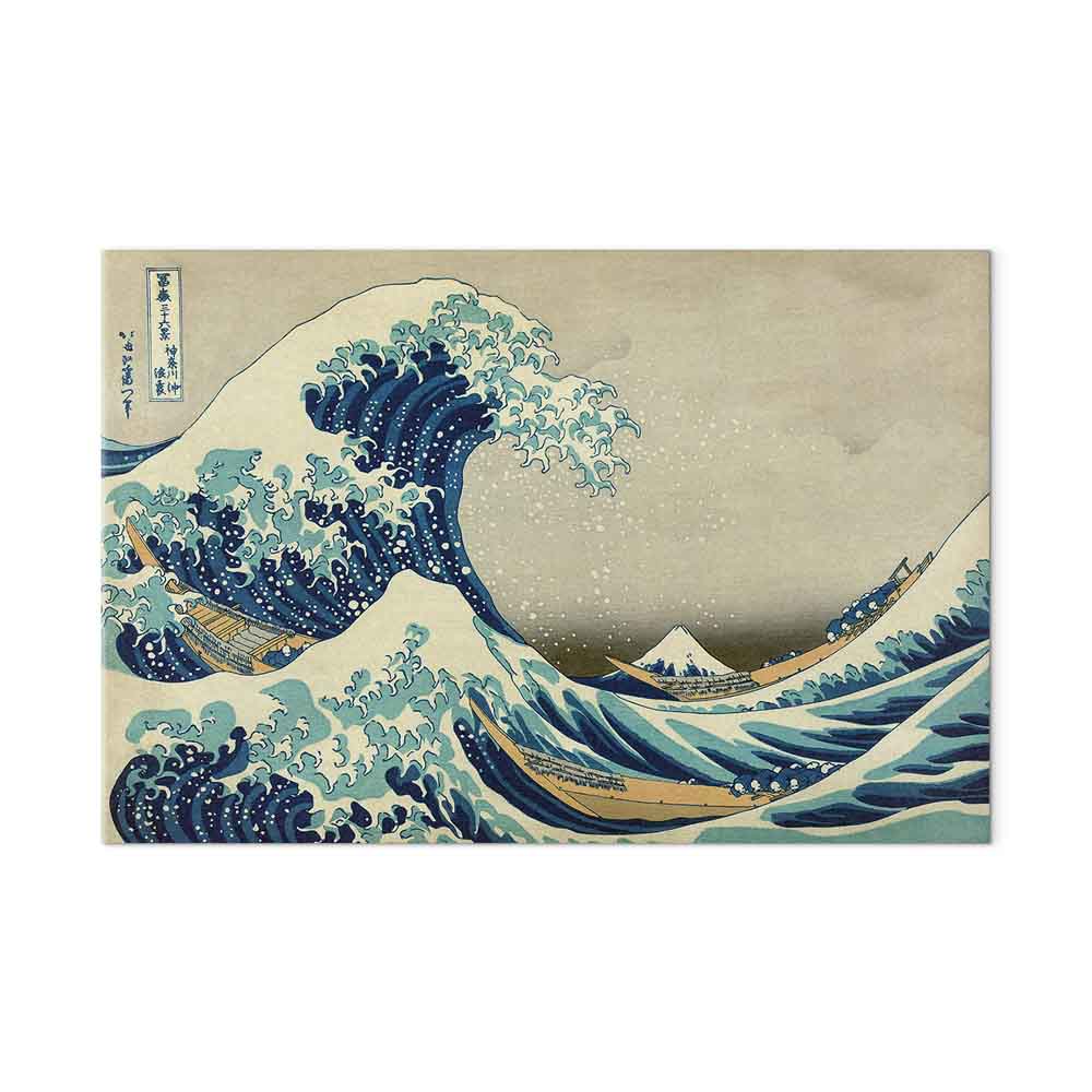 Leinwandbild - Hokusai Katsushika – The Great Wave off Kanagawa – Bild 2
