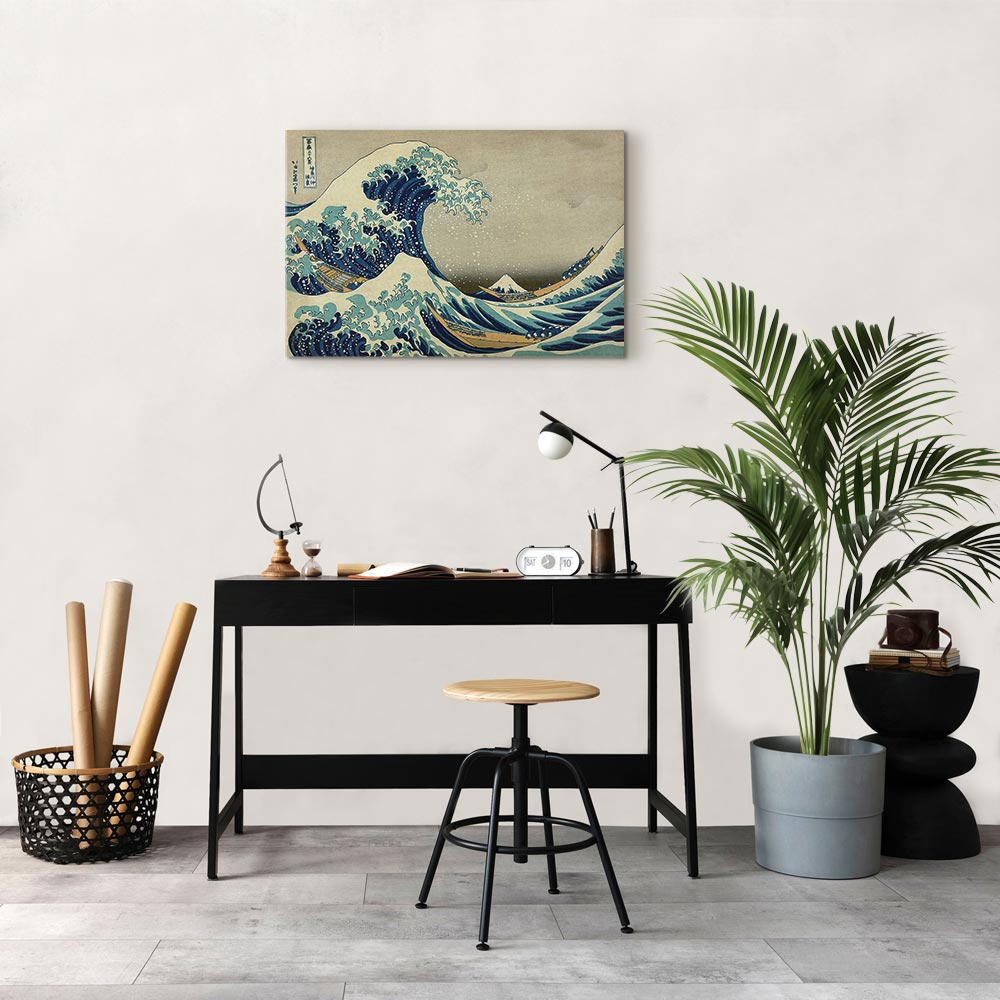 Leinwandbild - Hokusai Katsushika – The Great Wave off Kanagawa – Bild 7