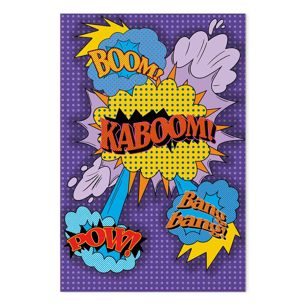 Leinwandbild - Kaboom! (1 Part) Vertical – Bild 2