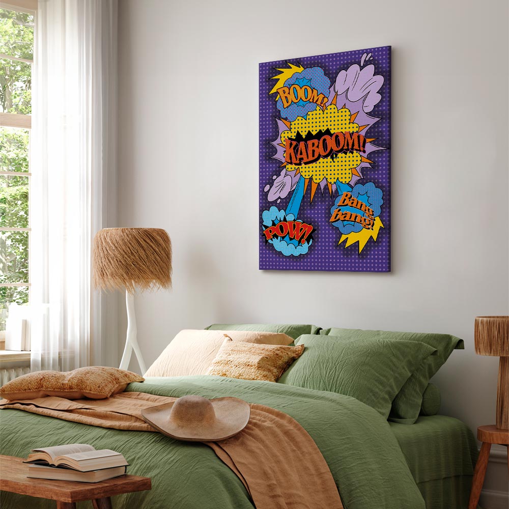 Leinwandbild - Kaboom! (1 Part) Vertical – Bild 6