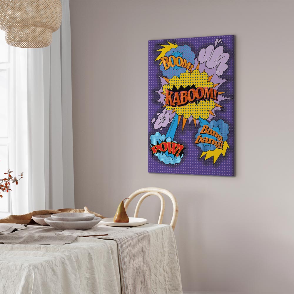 Leinwandbild - Kaboom! (1 Part) Vertical – Bild 7