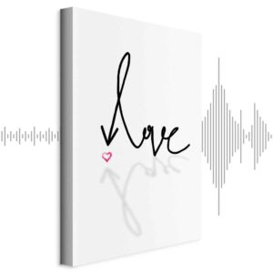 Leinwandbild - This is Love (1 Part) Vertical