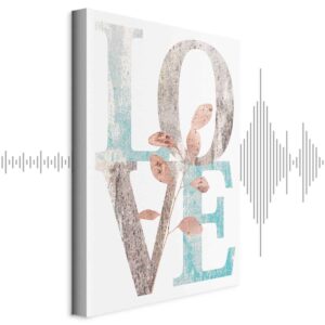 Leinwandbild - Flourishing Letters (1 Part) Vertical