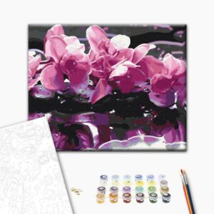 Malen nach Zahlen - Purple Orchid