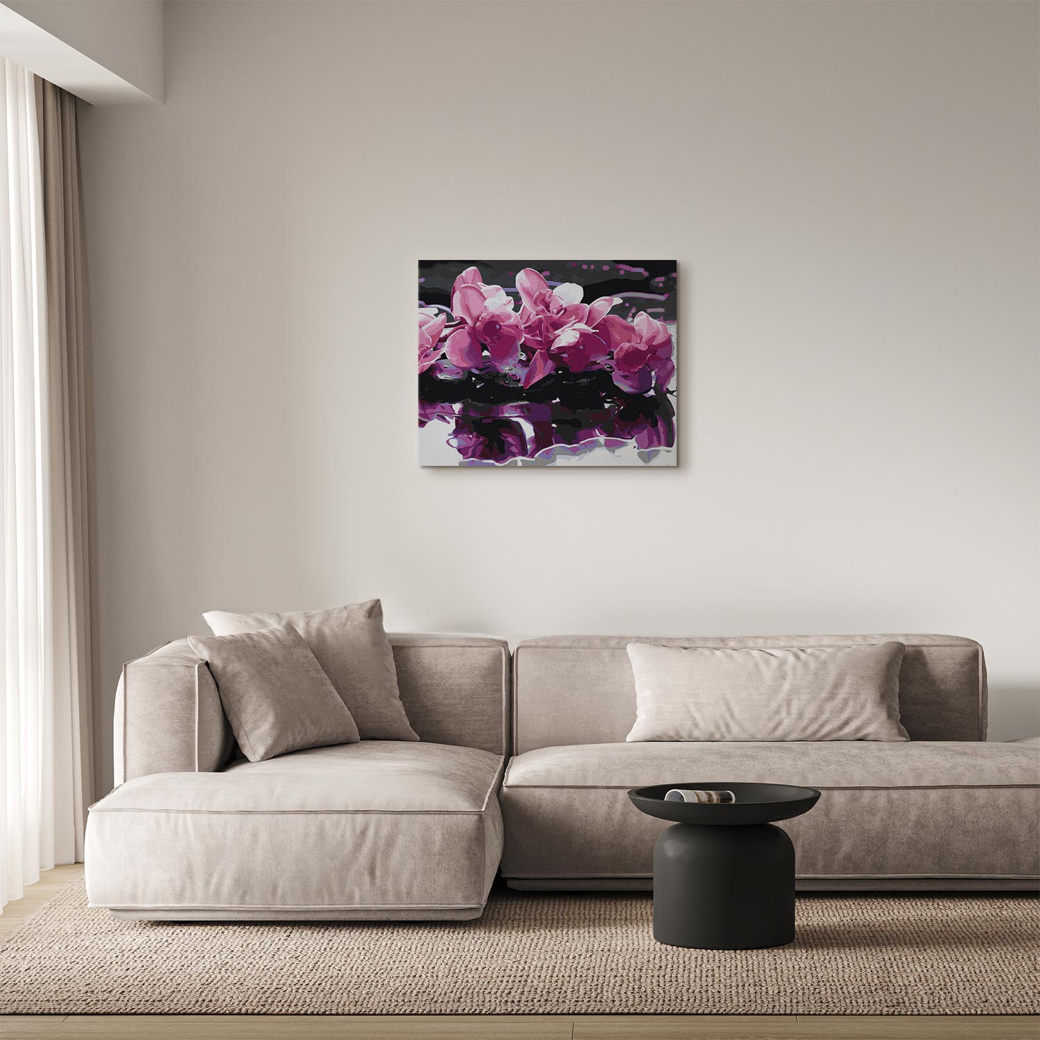 Malen nach Zahlen - Purple Orchid – Bild 5