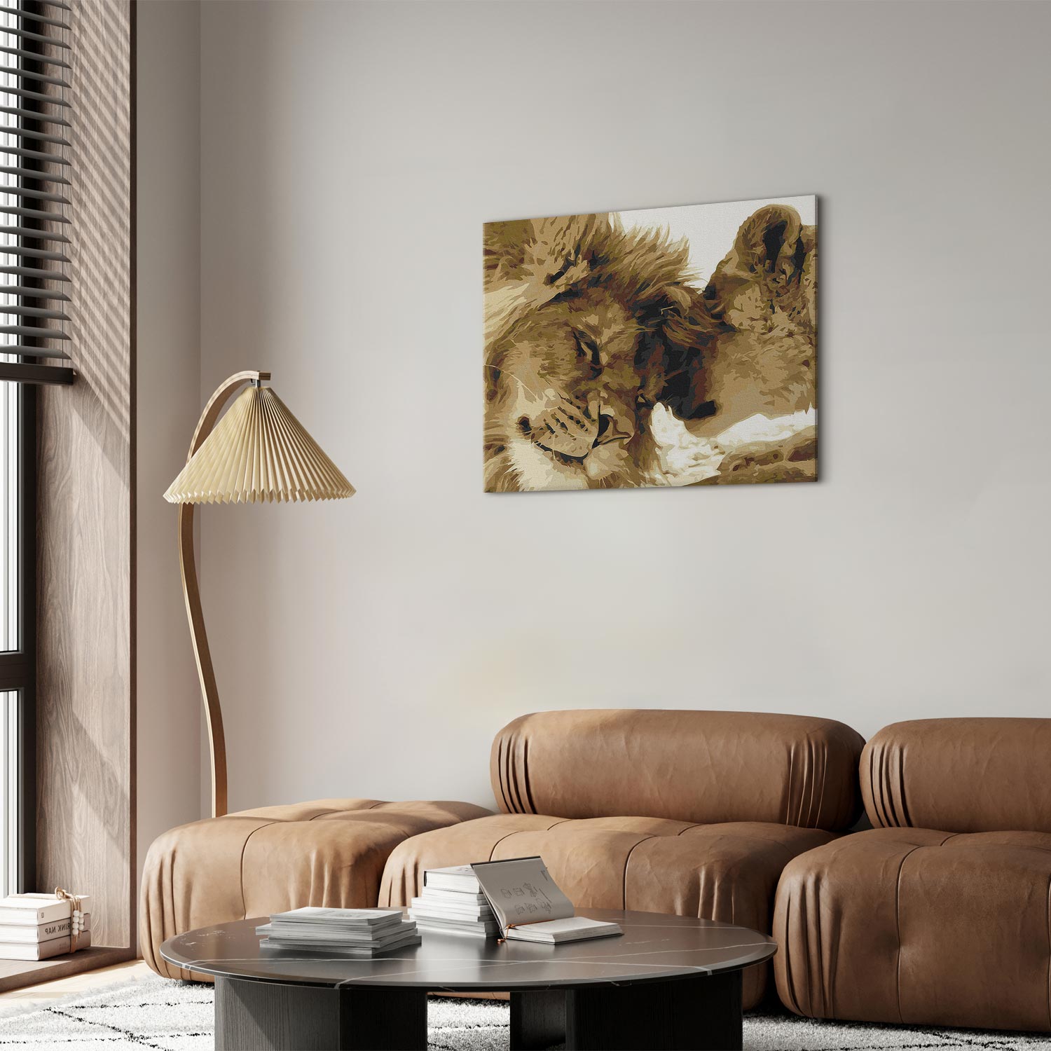 Malen nach Zahlen - Lions In Love – Bild 5