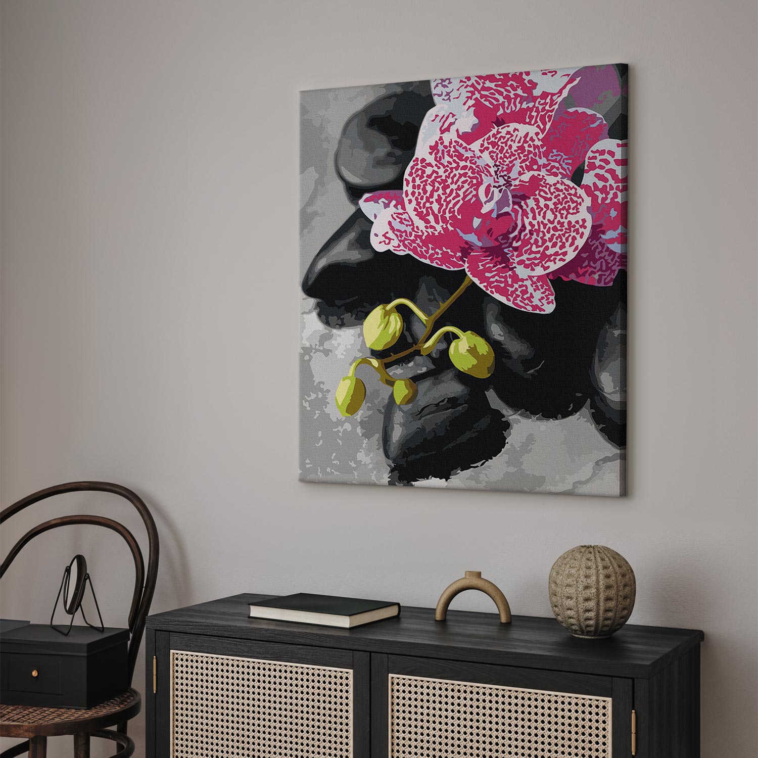 Malen nach Zahlen - Pink Orchid – Bild 5