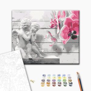 Malen nach Zahlen - Angels (Pink Orchid)