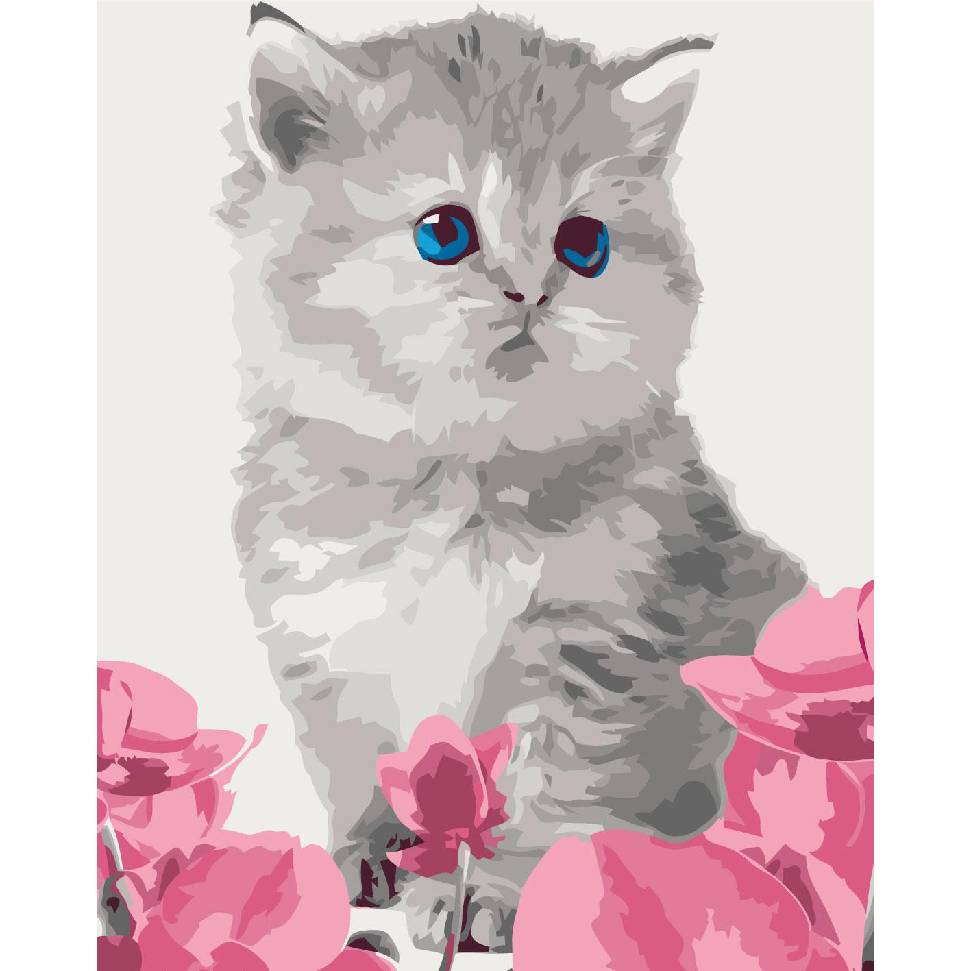 Malen nach Zahlen - Kitty Cat – Bild 2